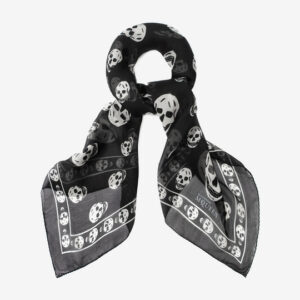 Alexander McQueen Classic Silk Blend Skull Scarf