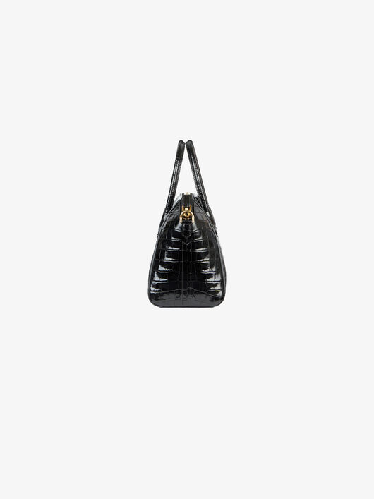 Givenchy Small Antigona Bag In Crocodile Effect Leather