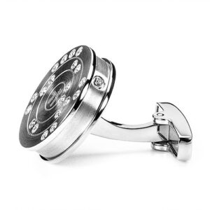 Hotitle Men cuff link "Ti22 – Titanium silver