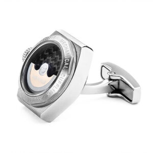 Hotitle cuff link  Eternity – Titanium Set A Green Aluminium ring