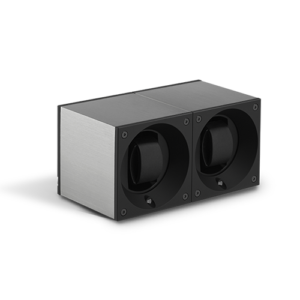 Swiss Kubik Double Watches master box Brushed Aluminium