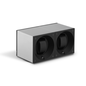 Swiss Kubik Double Watches master box Silver Anodized Aluminum