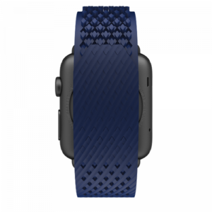 NOOMOON Apple Strap Blue – Black Link"