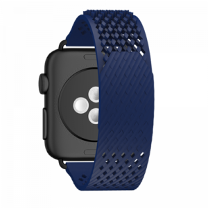 NOOMOON Apple Strap Blue – Black Link"