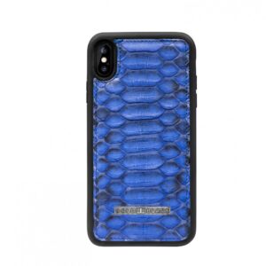 Gold Black Iphone XS Max Case - Python Deep Blue
