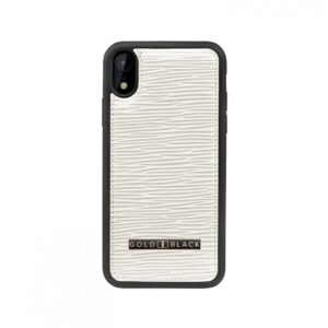 Gold Black Iphone XR Case - Unico White
