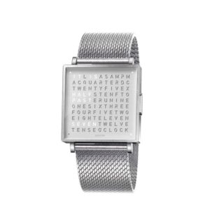 Qlocktwo W35 Fine Steel