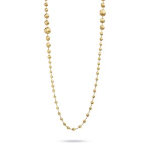 Marco Bicego Africa Collection Gold Graduated Double Wave Necklace