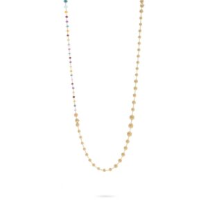 Marco Bicego Africa Collection Mixed Gemstone Convertible Necklace