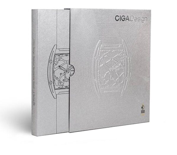 (product) Ciga Design Z-Series Titanium Automatic Mechanical Skeleton Wristwatch