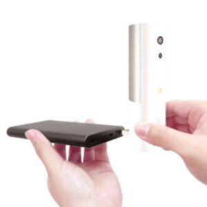 Amaryllo - Hermes Biometric Auto Tracking Portable HD Security Camera - White