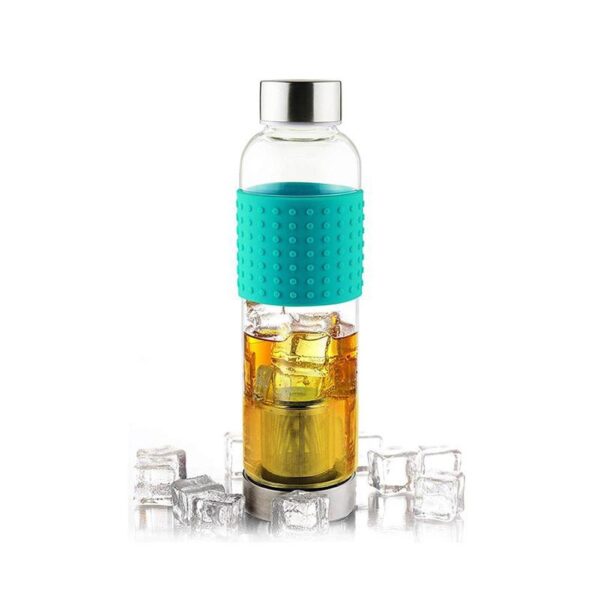 81Wr8B_tKIL._SL1500.jpg Asobu - Ice Tea and Coffee Infuser Glass Water Bottle To Go for Cold Brew 400 ml - Turquoise