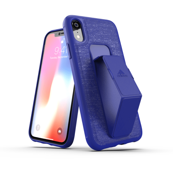 ADDS-32852_1_753f4368-a44e-46d4-8418-420c9183c89c.png Adidas - Grip Case for iPhone XR - Blue