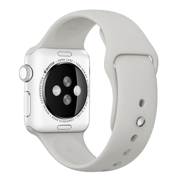 BeHello - Premium Apple Watch 38/40mm Silicone Strap - Stone