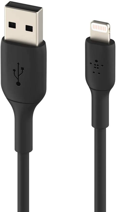 Belkin - Boost Charge USB-A to Lightning Braided Cable 1Meter - Black