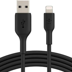 Belkin - Boost Charge USB-A to Lightning Braided Cable 1Meter - Black