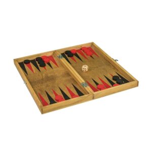 Professor Puzzle WOODEN BACKGAMMON Board Game - Traditional