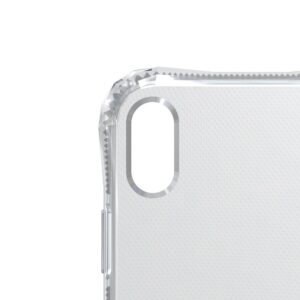 SoSkild - iPhone XS Max Absorb Impact Case Transparent & Tempered Glass Screen Protector
