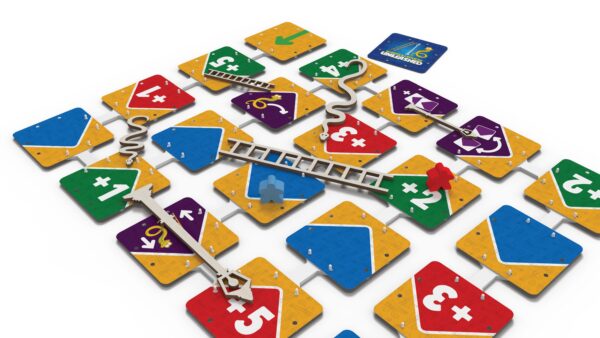 Happy Puzzle SNAKES AND LADDERS UNLEASHED - Colorful Indoor Board Classic Game with twist of Modern|for Kids, Adults, Family, Friends Fun Game | Strategic Planning, Visula Perception, STEM