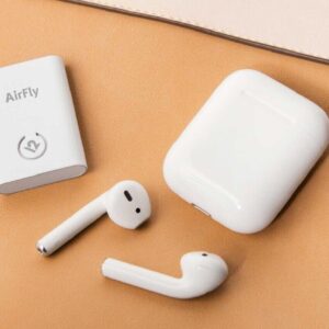 TWELVE SOUTH AirFly Airpod Bluetooth Dongle For Air Flights - White