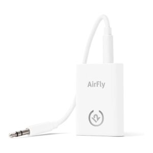 TWELVE SOUTH AirFly Airpod Bluetooth Dongle For Air Flights - White