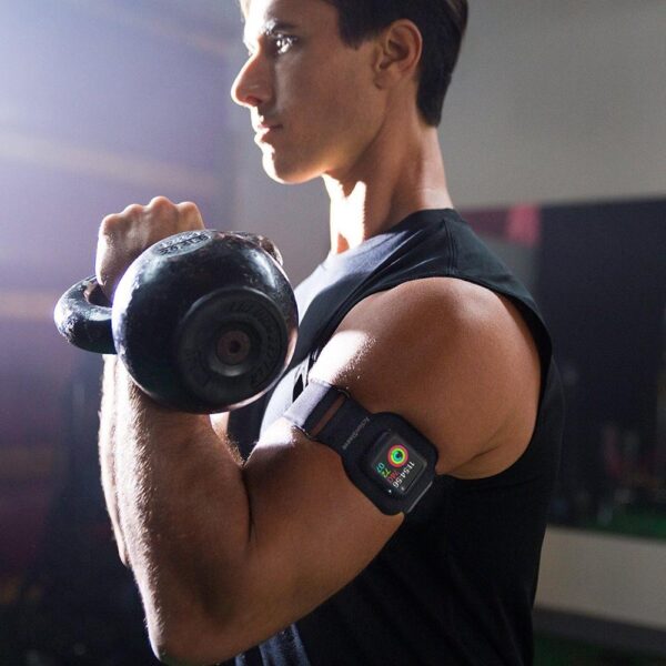Twelve South - ActionSleeve for Apple Watch 38mm - Black