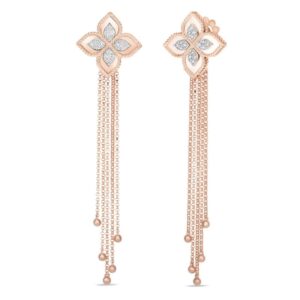 Roberto Coin Earrings | Diamonds | Princess Flower