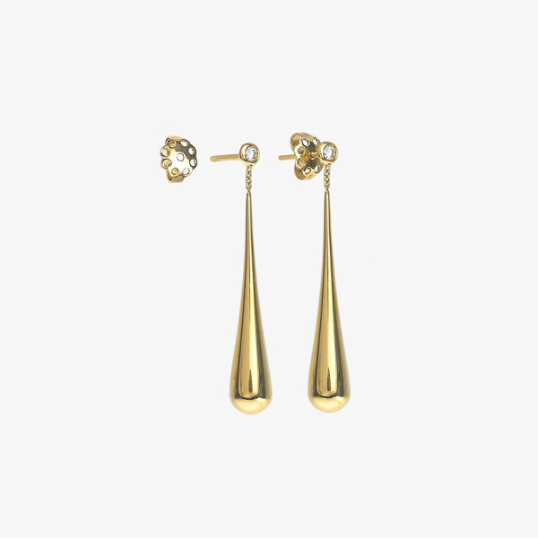 Leopizzo E-Boutique Drop Of Gold Earrings