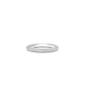 De Beers Eternity Bands DB Darling half eternity band in white gold