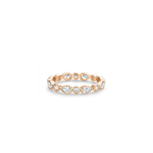 De Beers Eternity Bands Petal band in rose gold