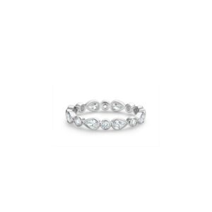 De Beers Eternity Bands Petal band in white gold
