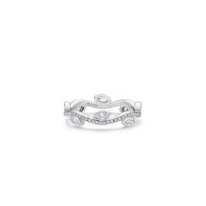 De Beers Eternity Bands Adonis Rose band in platinum