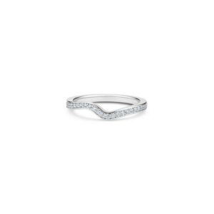 De Beers Wedding bands Caress band in platinum