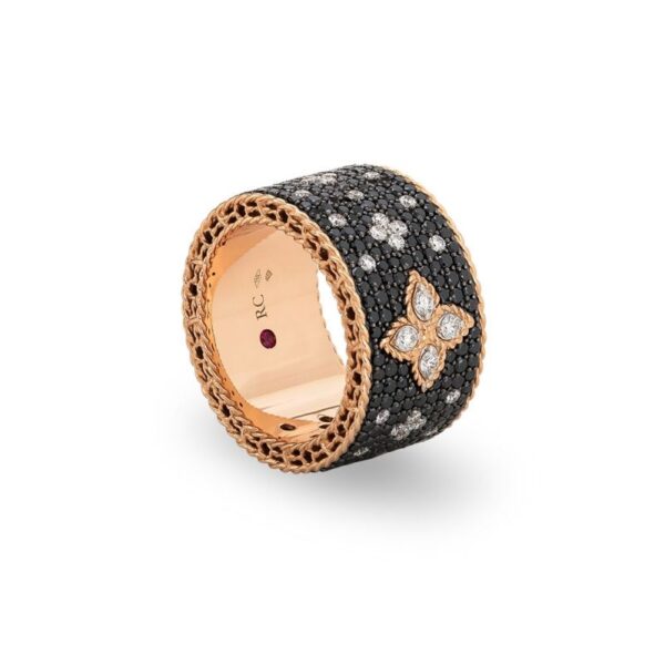 Roberto Coin Ring | Black Diamonds | Venetian Princess