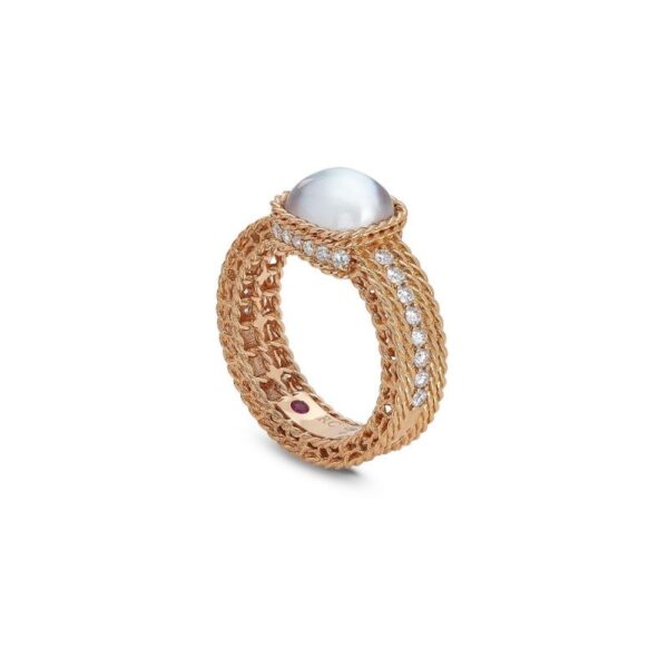 Roberto Coin Ring | Mother Of Pearl | Roman Barocco