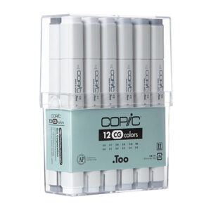 Copic Marker 12pc - Grey-Set "CG"