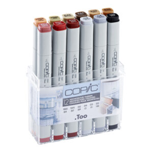 Copic Marker 12pc - Architecture Colors