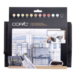 Copic Marker 12pc Colors sets in 24pc Wallet