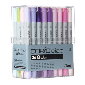 COPIC ciao Set of 36pc Set A colors