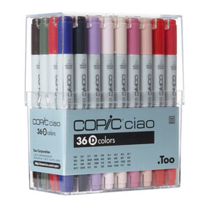 COPIC ciao Set of 36pc Set D colors