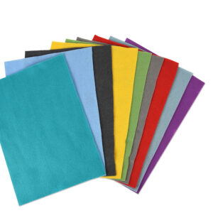 Accessory Felt Sheets 10PK (10 Colours Bold)