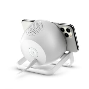 BELKIN Boost Charge 10W Wireless Charging Stand + Bluetooth Speaker - White - Image 3