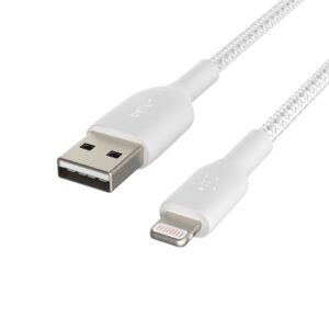 BELKIN Boost Charge USB-A to Lightning Braided Cable 0.15Meter - White - Image 3