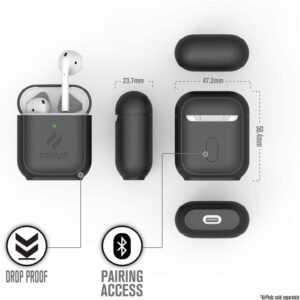 CATALYST Standing Case for AirPods 1 & 2 - Stealth Black - Image 3