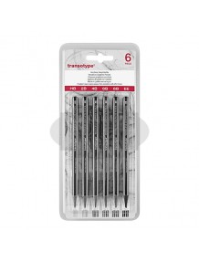Transotype  Graphite Pencils, 6 pcs , Assorted