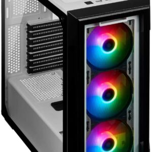 iCue 220T RGB White Front Glass Edition
