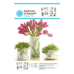 MARTHA STEWART ADHESIVE STENCIL LEAVES