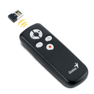 PRESENTER: MEDIA POINTER 100 - 2.4GHz presenter works up to 10 meters without interference