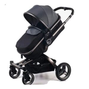 Pikkaboo Twist - Smartest 360° Rotatable Luxury Stroller with Leather Handle (Limited Edition) - Grey