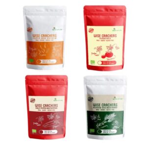 Seed of Life - All Flavours Оrganic Raw Gluten Free Vegan Wise Crackers 4pcs 200gr